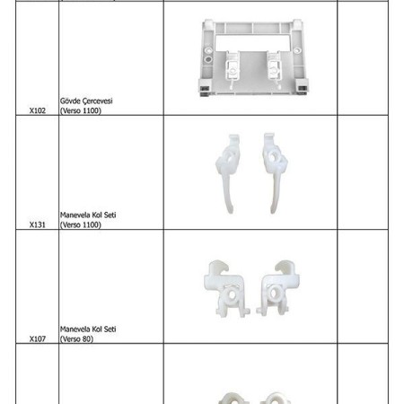 Siamp Gömme Rezervuar Kumanda Panel Kaldırma Kolu