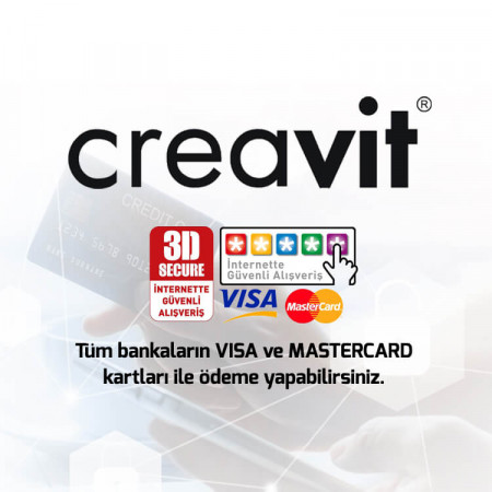 Creavit Gömme Rezervuar Orta Göbek Gırtlak