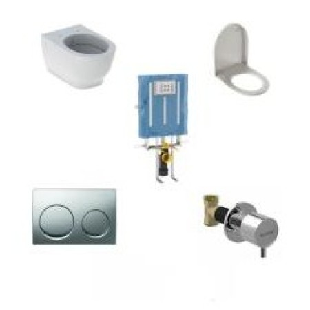 Sanica Gömme Rezervuar Üçlü Set