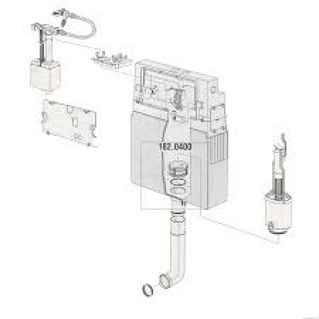 Schwab Gömme Rezervuar Üçlü Set