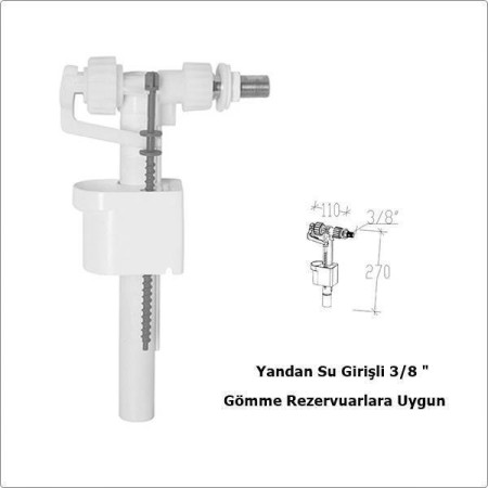 Tema Gömme Rezervuar Flatör Şamandıra
